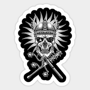 Knight Skull Sticker